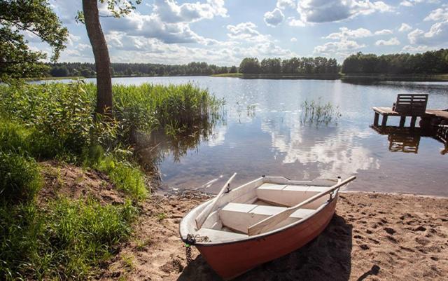 Вілла Domwigierski Pl -Jeziorki -Gospodarstwo Rolne- Comfort-Ferienhaus-Polen - Wlasna Linia Brzegowa I Sauna Високий Мост Екстер'єр фото