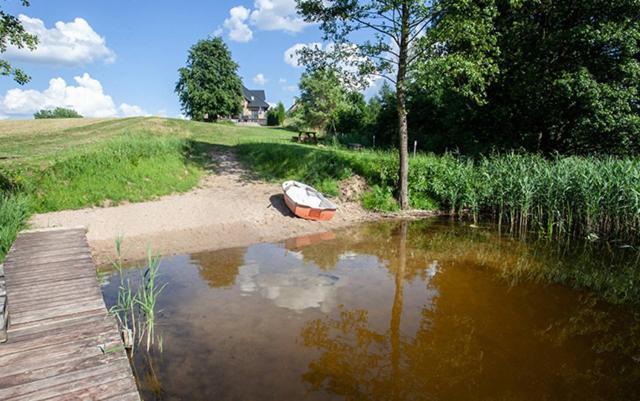 Вілла Domwigierski Pl -Jeziorki -Gospodarstwo Rolne- Comfort-Ferienhaus-Polen - Wlasna Linia Brzegowa I Sauna Високий Мост Екстер'єр фото